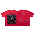 BKYS Skeleton Guitar Rocker Oversized Graphic T‑Shirt